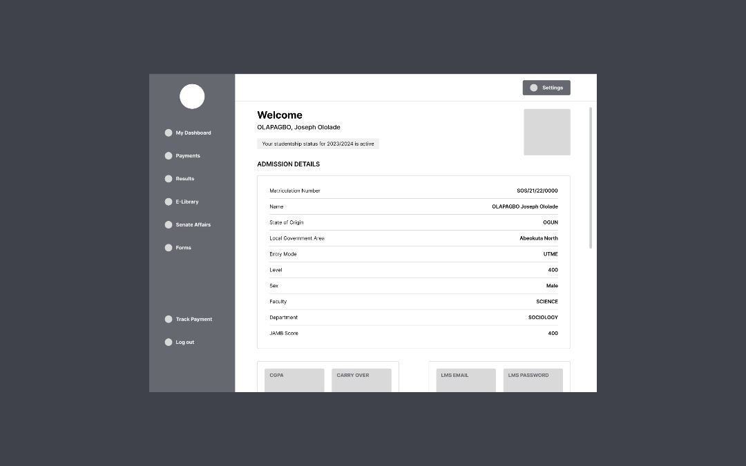 OOU — wireframe example
